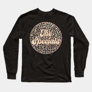 Retro Music Specials Personalized Name Circle Birthday Long Sleeve T-Shirt